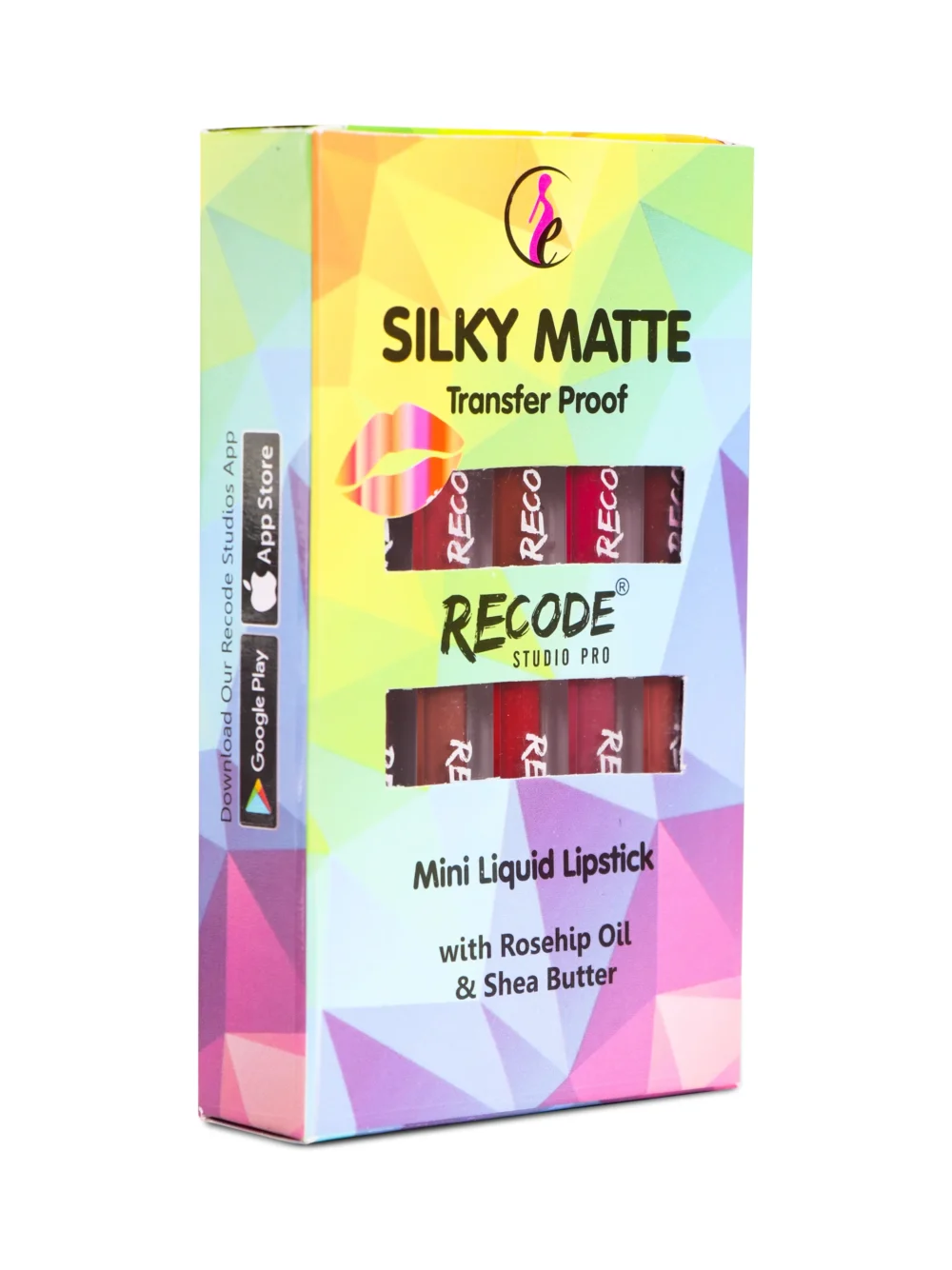 Recode Silky Matte Mini Liquid Lipsticks - 12.50 ml (1.25ml x 10)