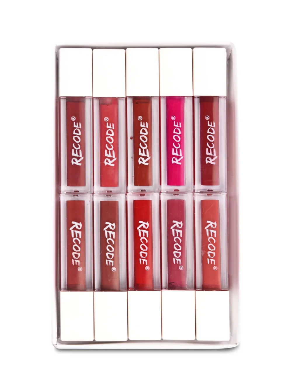 Recode Silky Matte Mini Liquid Lipsticks - 12.50 ml (1.25ml x 10)