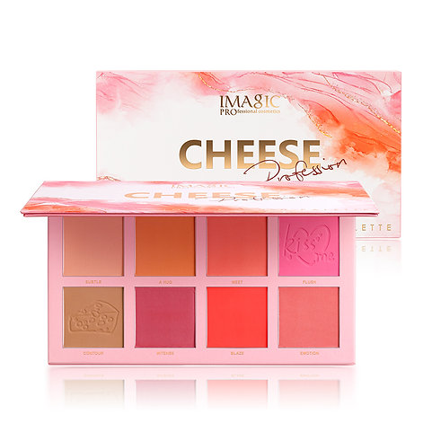 Imagic 8 Color Cheese Contour & Blush Palette