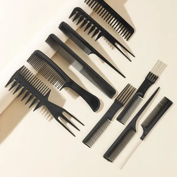 Hair Styling Comb Kit (10Pcs)