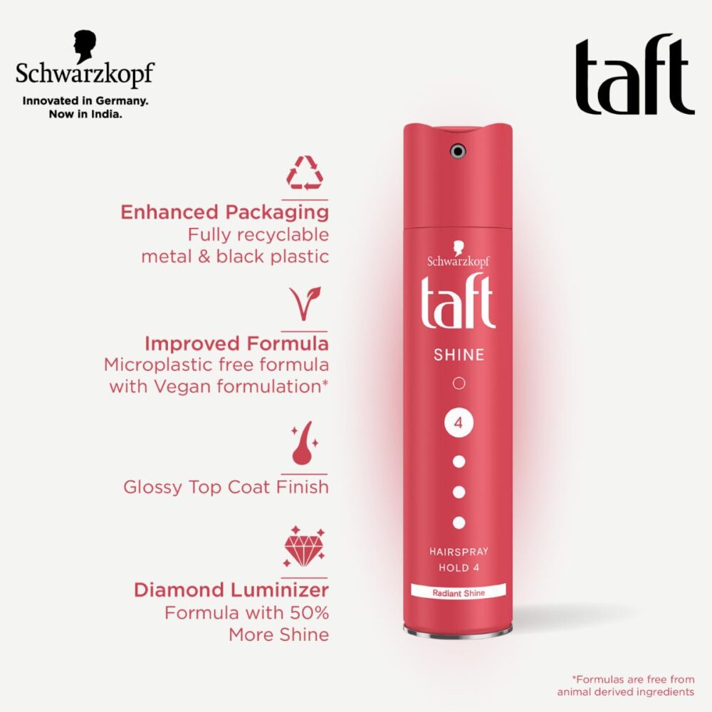 Schwarzkopf Taft - Shine Hold 5 Hair Lacquer Hair Spray (250 ml)