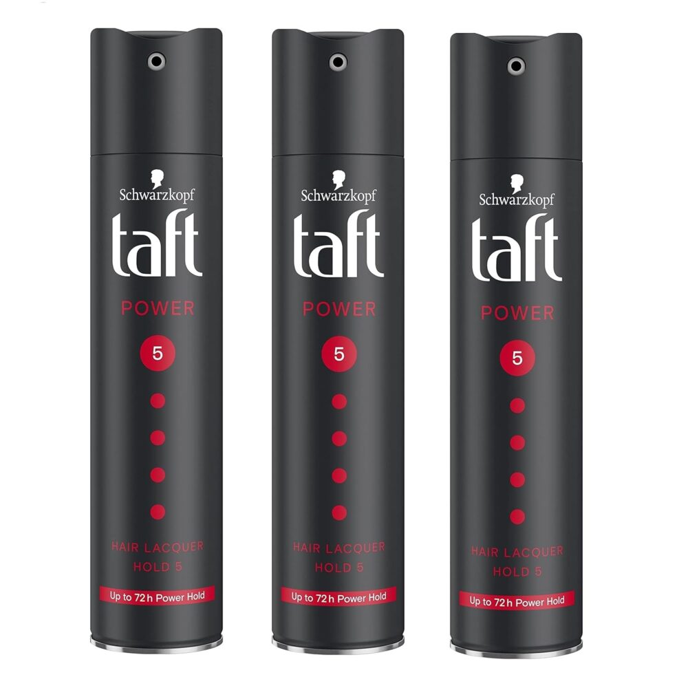 Schwarzkopf Taft Power Hair Lacquer Hold 5-Up To 72h Power Hold (250 ml)