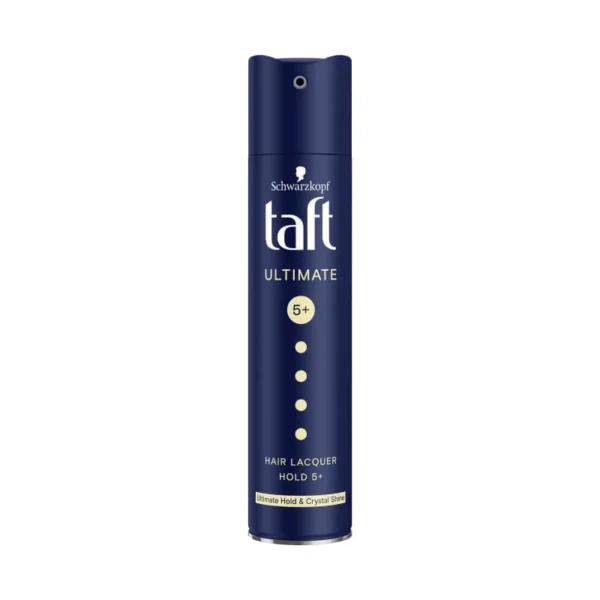 Schwarzkopf Taft Ultimate Hair Lacquer Hold 5+ Ultimate Hold & Crystal Shine (250 ml)