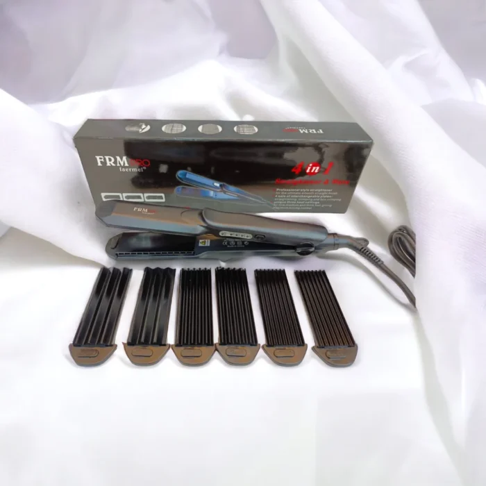 Frm Pro 4 in 1 Professional Ceramic Hair Straightener/Crimper Waver