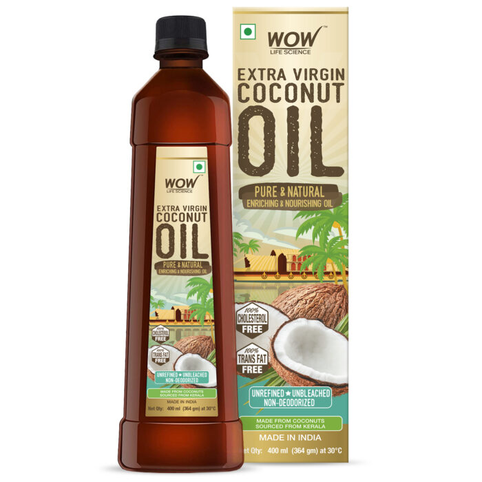 Wow – Cold Pressed Extra Virgin Coconut Oil (400ml)