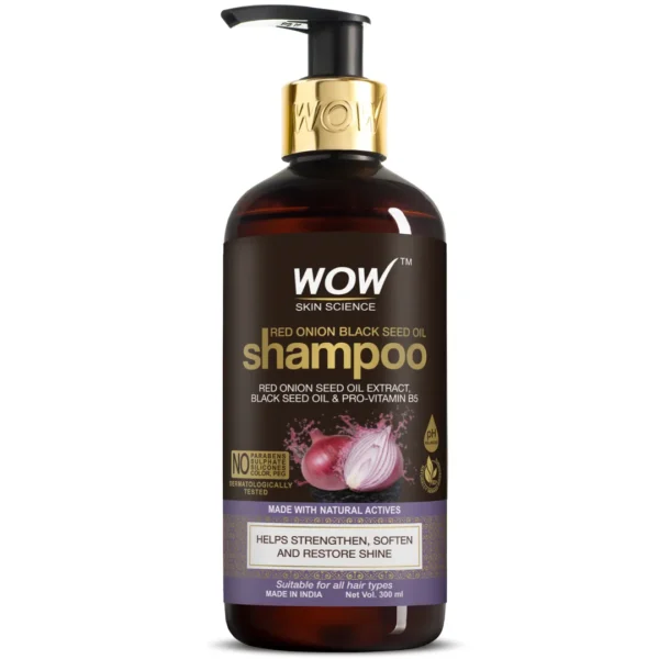 Wow – Skin Science Onion And Black Seed Shampoo (300ml)