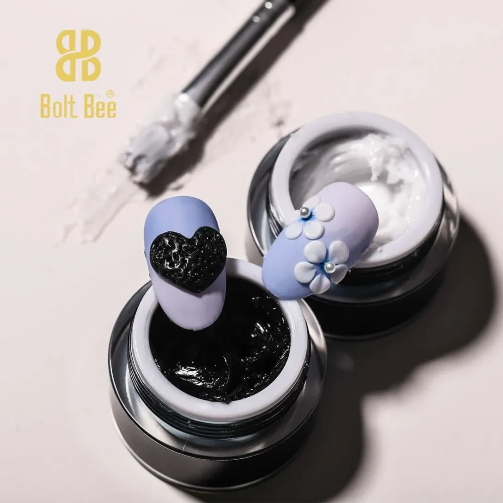 Bolt Bee Black 5D Gel / Sculpting Gel / Sculpture Gel / Carving Gel