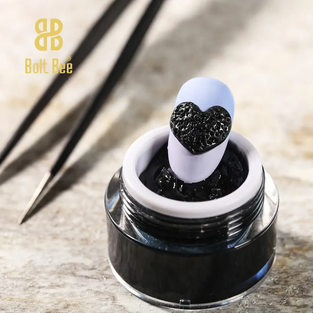 Bolt Bee Black 5D Gel / Sculpting Gel / Sculpture Gel / Carving Gel