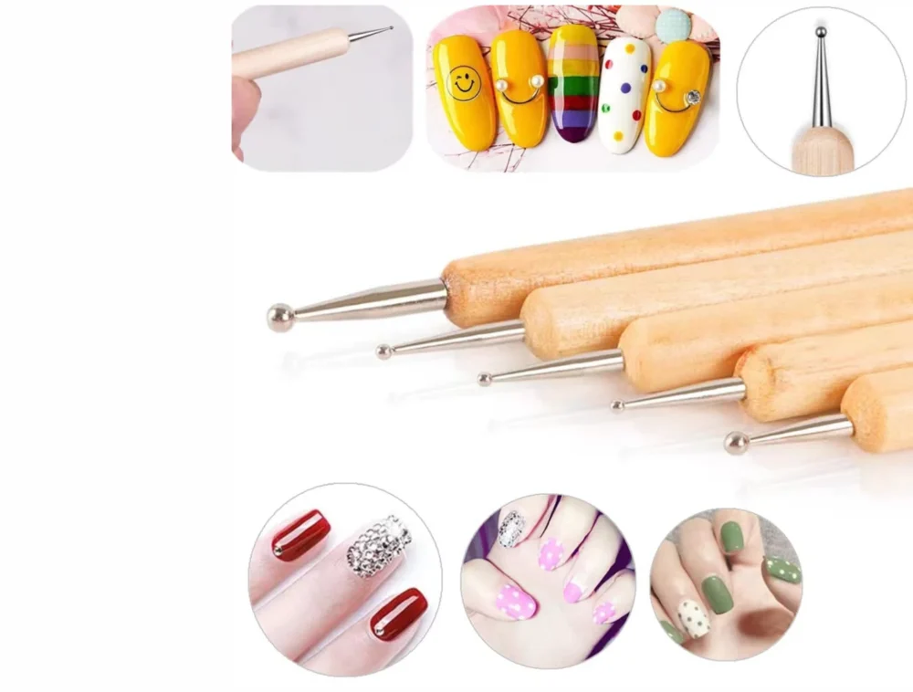 Shills Professional Nail Art Wooden Dotting Tool