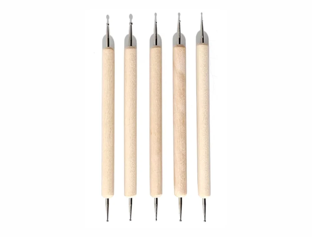 Shills Professional Nail Art Wooden Dotting Tool