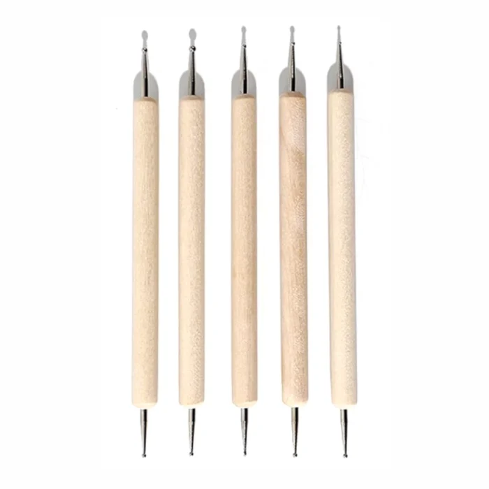 Shills Professional Nail Art Wooden Dotting Tool