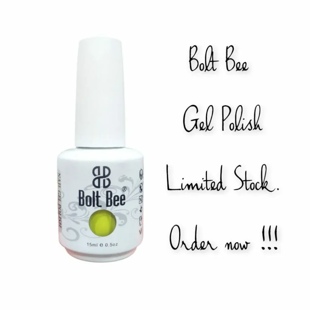 Bolt Bee Gel Polish Round Bottles (15ml)