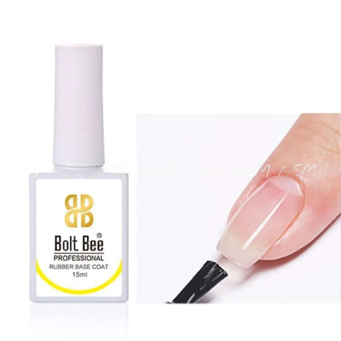 Bolt Bee Clear Rubber Base Coat (15ml)