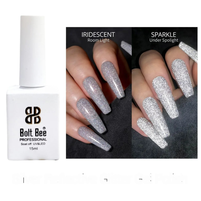 Bolt Bee Reflective Glitter Gel Polish (15ml)