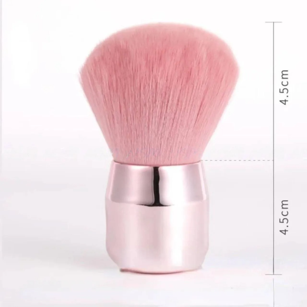 Nail Art Premium Puffy Chrome Pink Dusting Brush