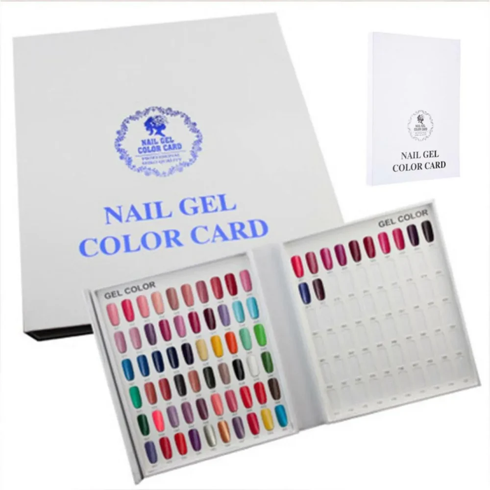 Shade Card Or Gel Color Display Book (120 Tips)