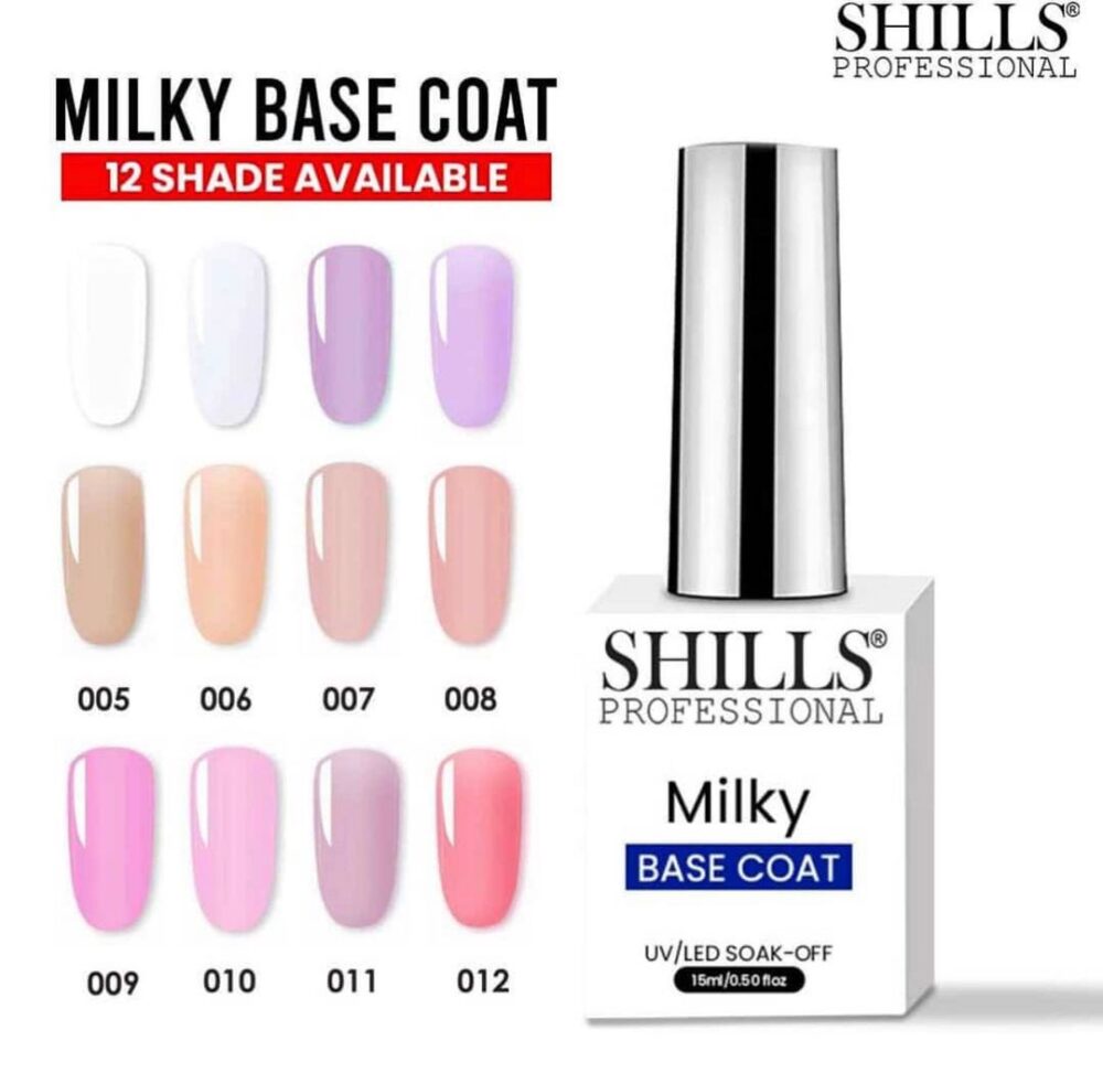 Shills Professional Milky Base Coat 001-012