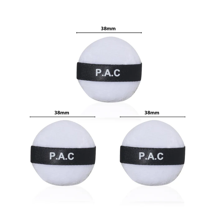 PAC Mini Cotton Puff (Round) (White) (3pcs)