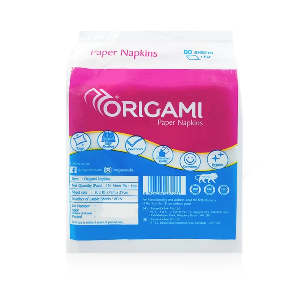 Origami Paper Wipes 80 Sheets