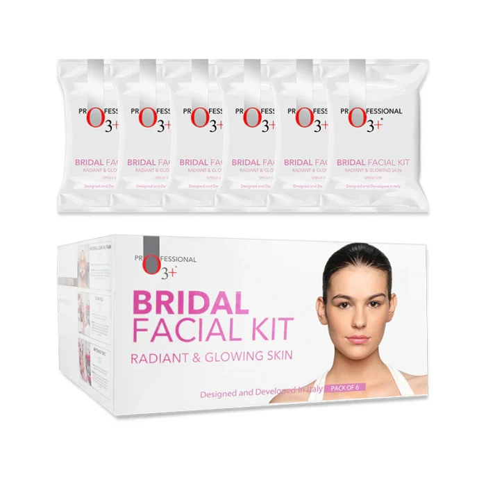 O3+ Bridal facial kit radiant and glowing skin (pack of 6) - For All Skin Types (6 x120g)