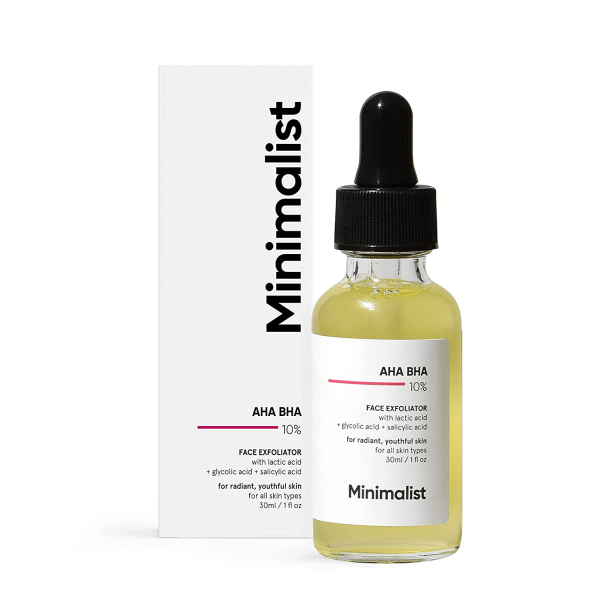 Minimalist – Aha Bha 10% Face Exfoliator (30ml)