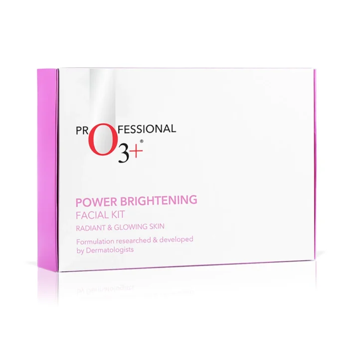 O3+ Power Brightening Facial Kit For Dull & Uneven Skin (123gm+40ml)