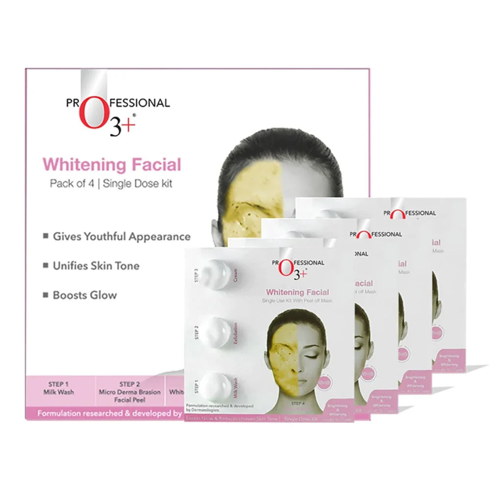 O3+ Whitening Facial Kit (160gm + 20ml)