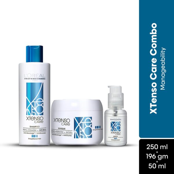 Loreal Professionnel Xtenso Combo Set (Shampoo + Masque + Serum)