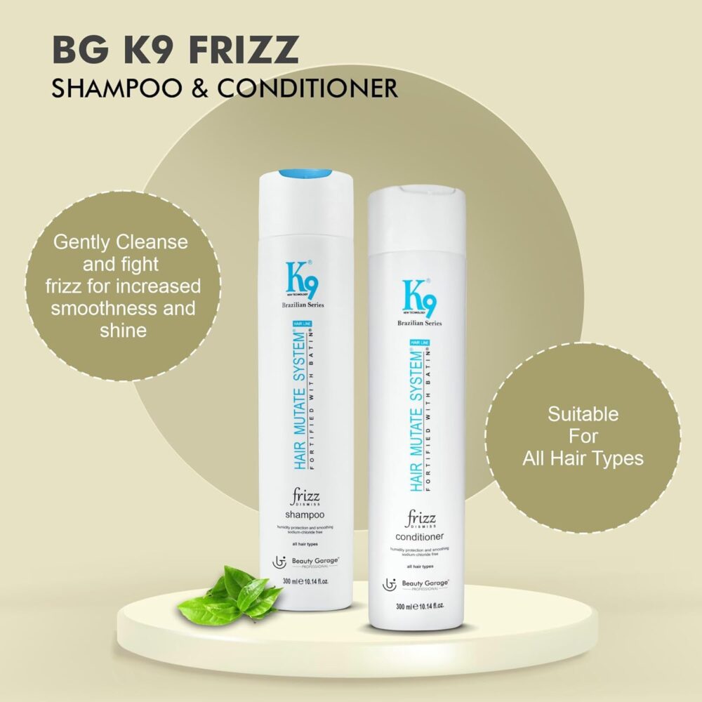 Beauty Garage K9 Frizz Dismiss Shampoo And Conditioner Combo