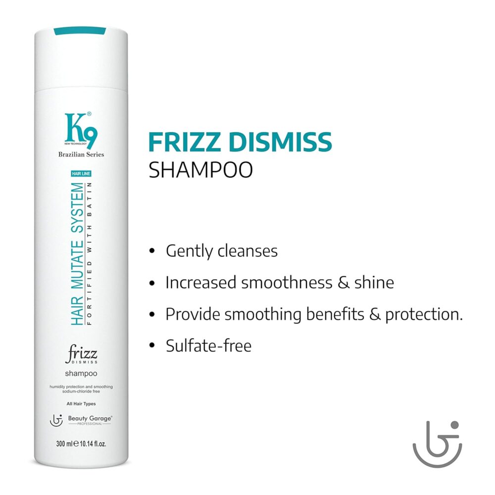 Beauty Garage K9 Frizz Dismiss Shampoo And Conditioner Combo