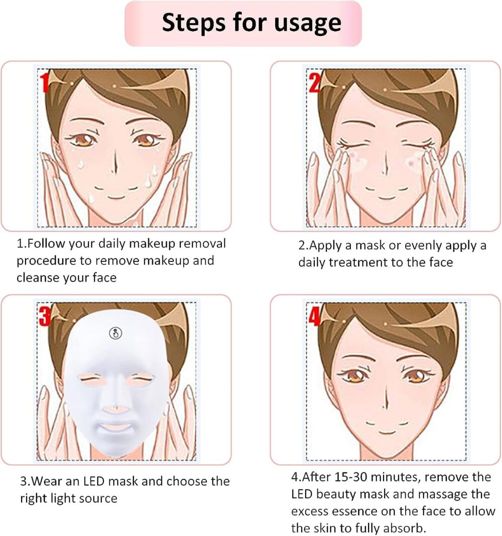 Led Face Mask Light Therapy