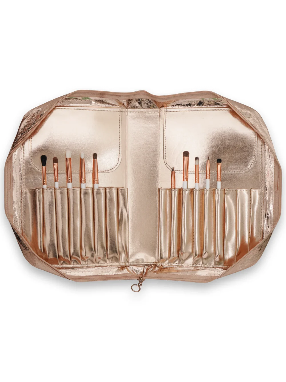 Recode Brush Set 12 Pcs With Premium Rose Gold Pouch