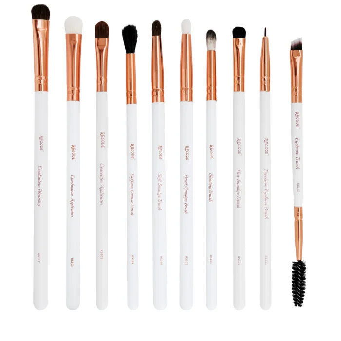 Recode Brush Set 12 Pcs With Premium Rose Gold Pouch