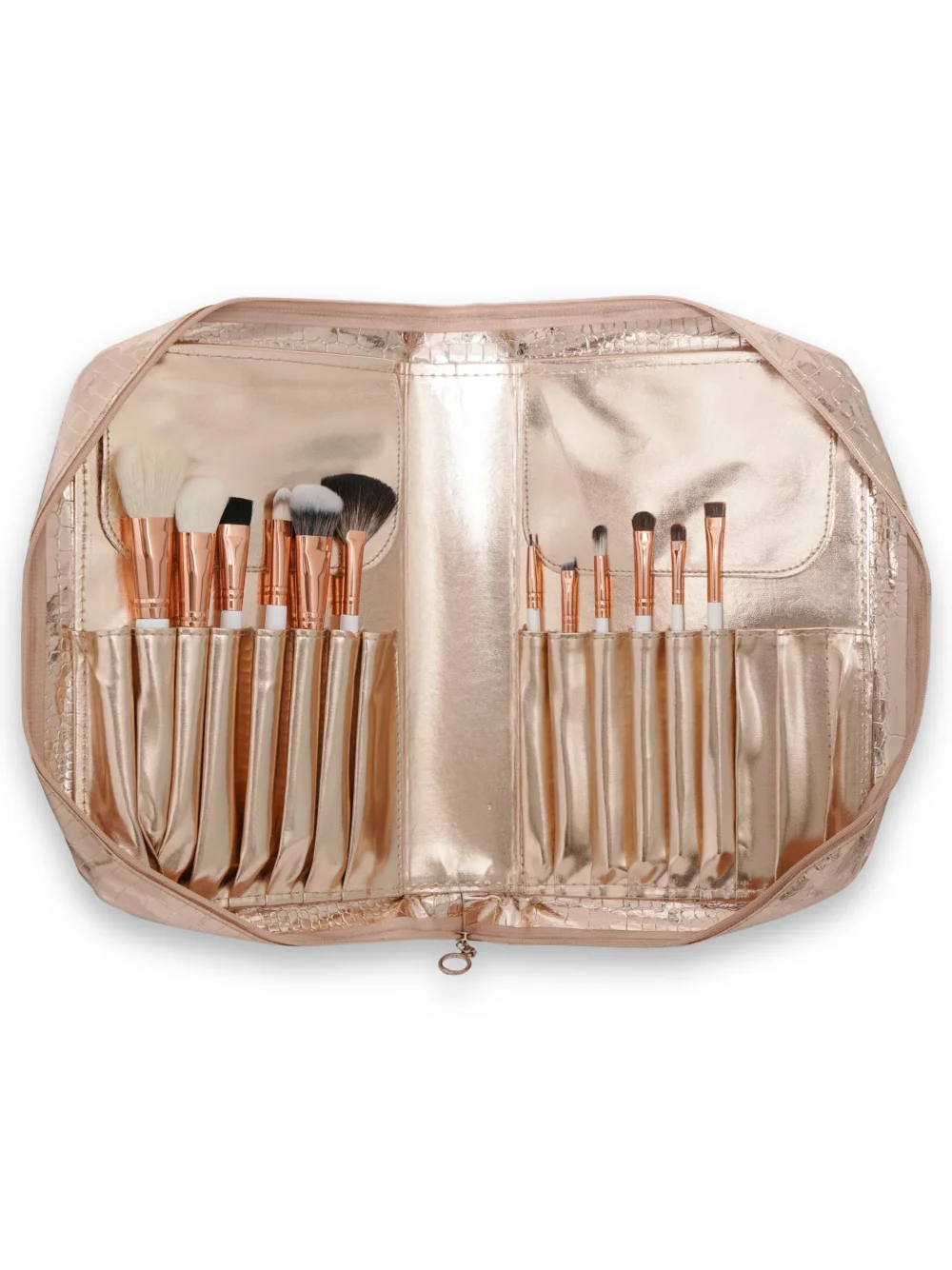 Recode Brush Set 12 Pcs With Premium Rose Gold Pouch