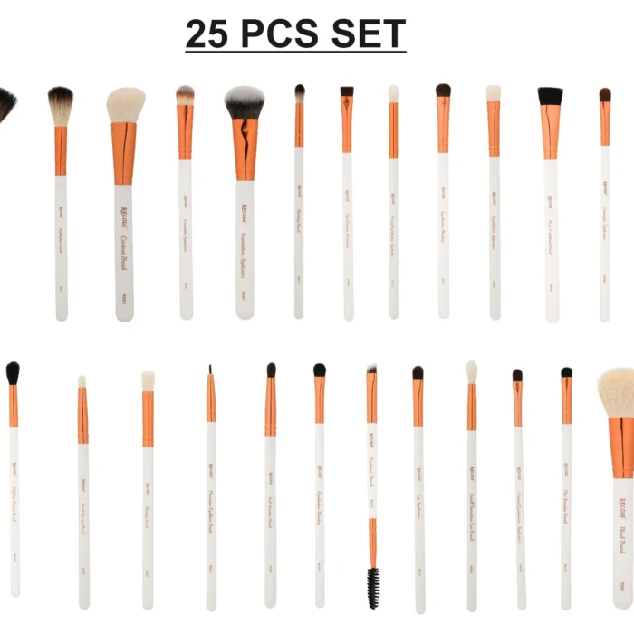 Recode Brush Set 25 Pcs With Premium Rose Gold Pouch