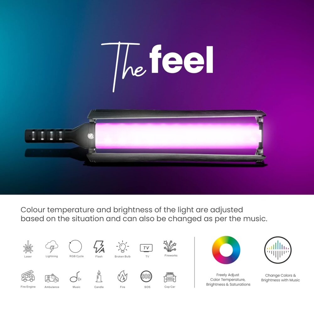 DIGITEK Portable Handheld RGB LED Light (DSL-25W RGB)