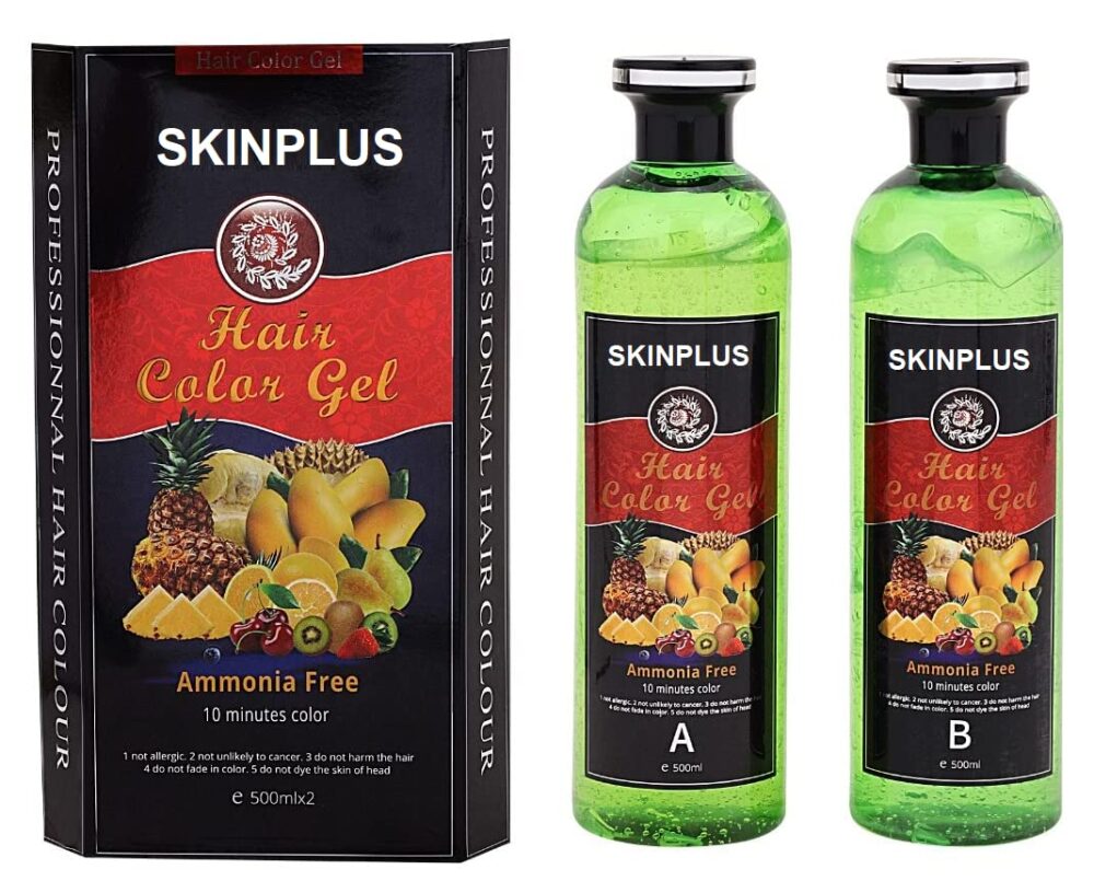 Skinplus Fruit Vinegar Black Gel Color Professions Hair Colour