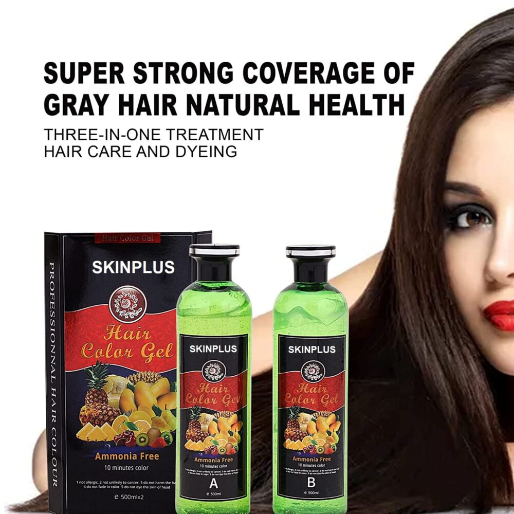 Skinplus Fruit Vinegar Black Gel Color Professions Hair Colour