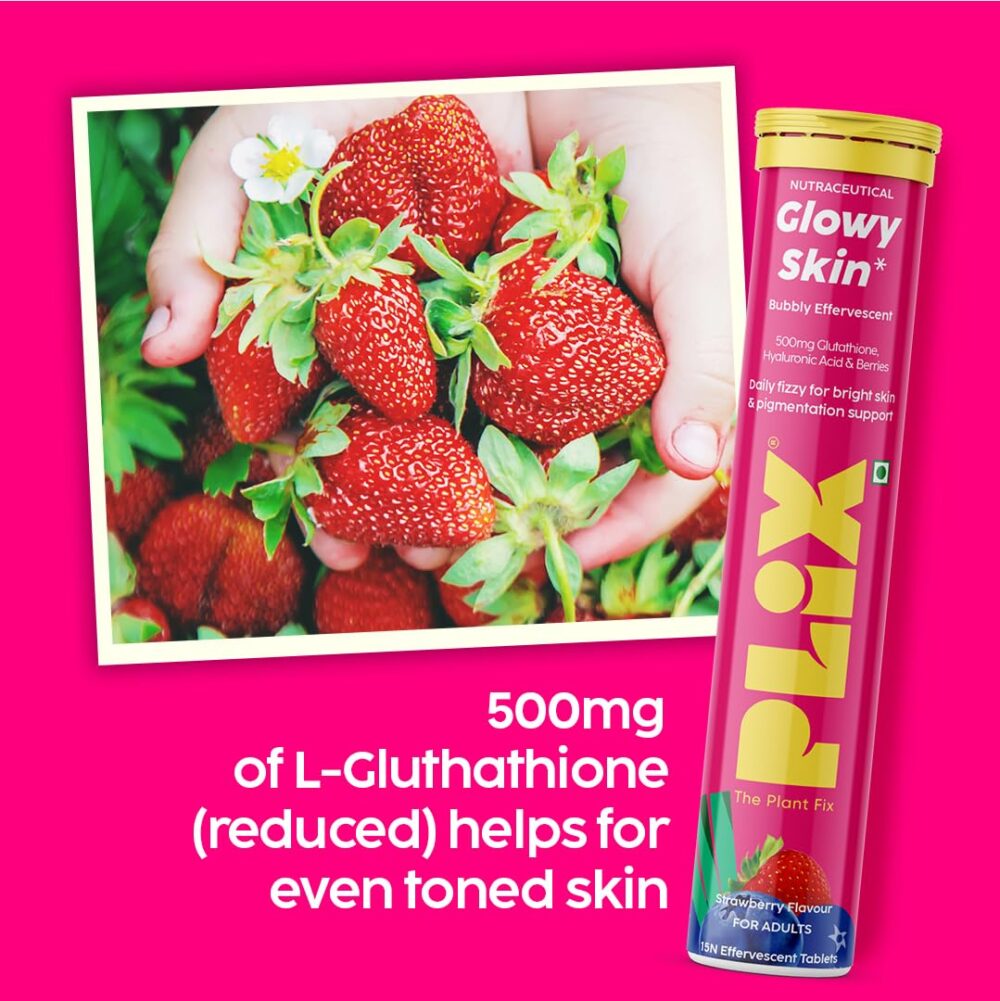 Plix Glutathione Skin Glow 15 Effervescent Tablet