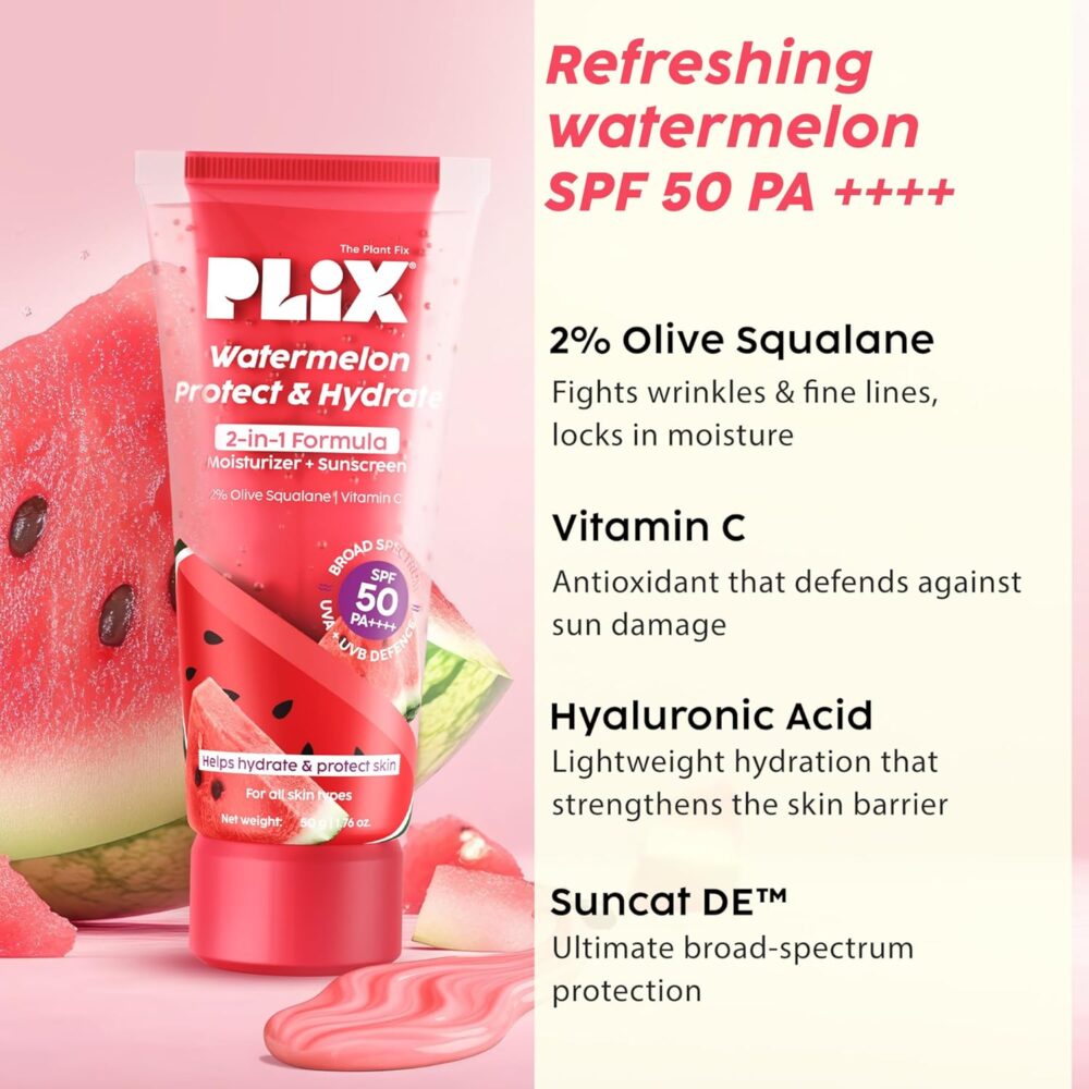 Plix Watermelon Protect And Hydrate Moisturizer