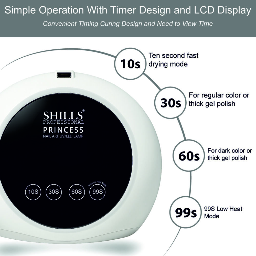Shills Princess Nail UV Led Lamp
