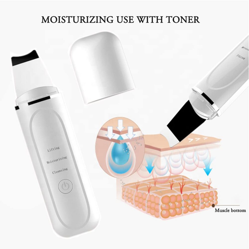 Ultrasonic Facial Skin Scrubber