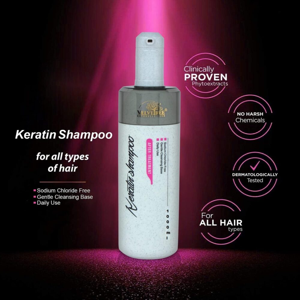 Velvetree After Treatment Moisturizing Keratin Shampoo (1000ml)