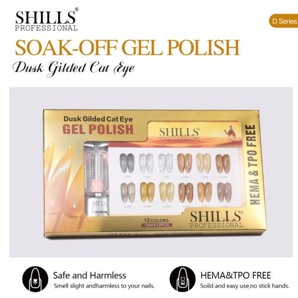 Shills Dusk Glided Cat Eye Gel Polish Set