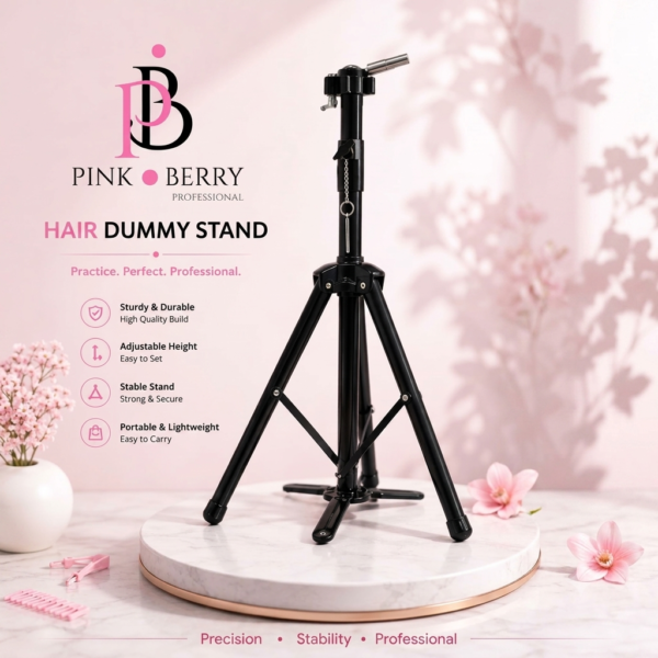 Pink Berry Hair Dummy Stand