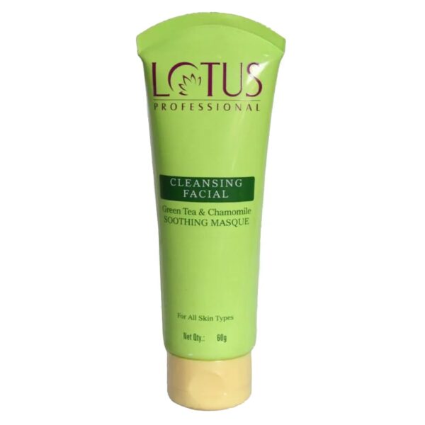 Lotus Cleansing Facial Green Tea & Chamomile Soothing Masque (60g)