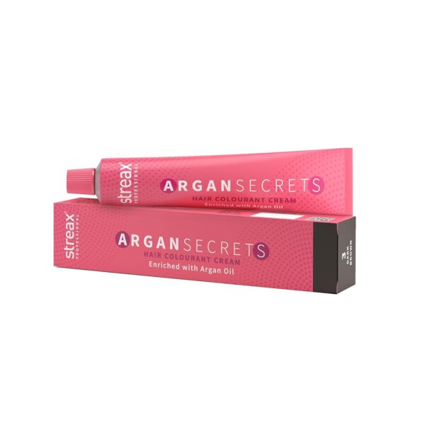 Streax Argan Secrets Hair Colourant Cream (60gm)