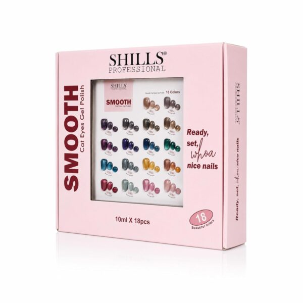 Shills Smooth Cat Eye Gel Nail Polish Set (18pcs)