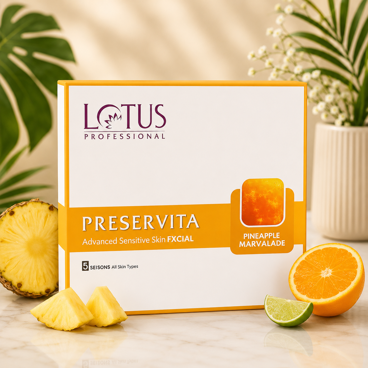 Lotus Preservita Pineapple Marmalade Facial Kit (5 Sessions)