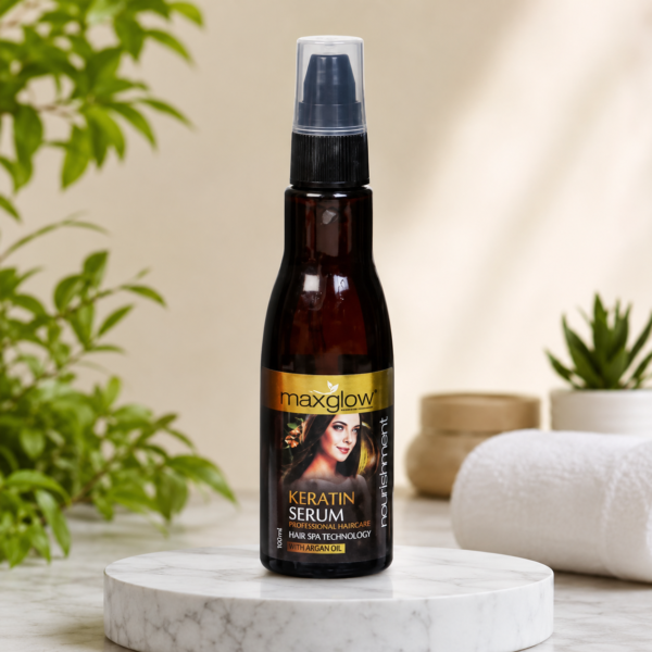 Maxglow Keratin Hair Serum (100ml)